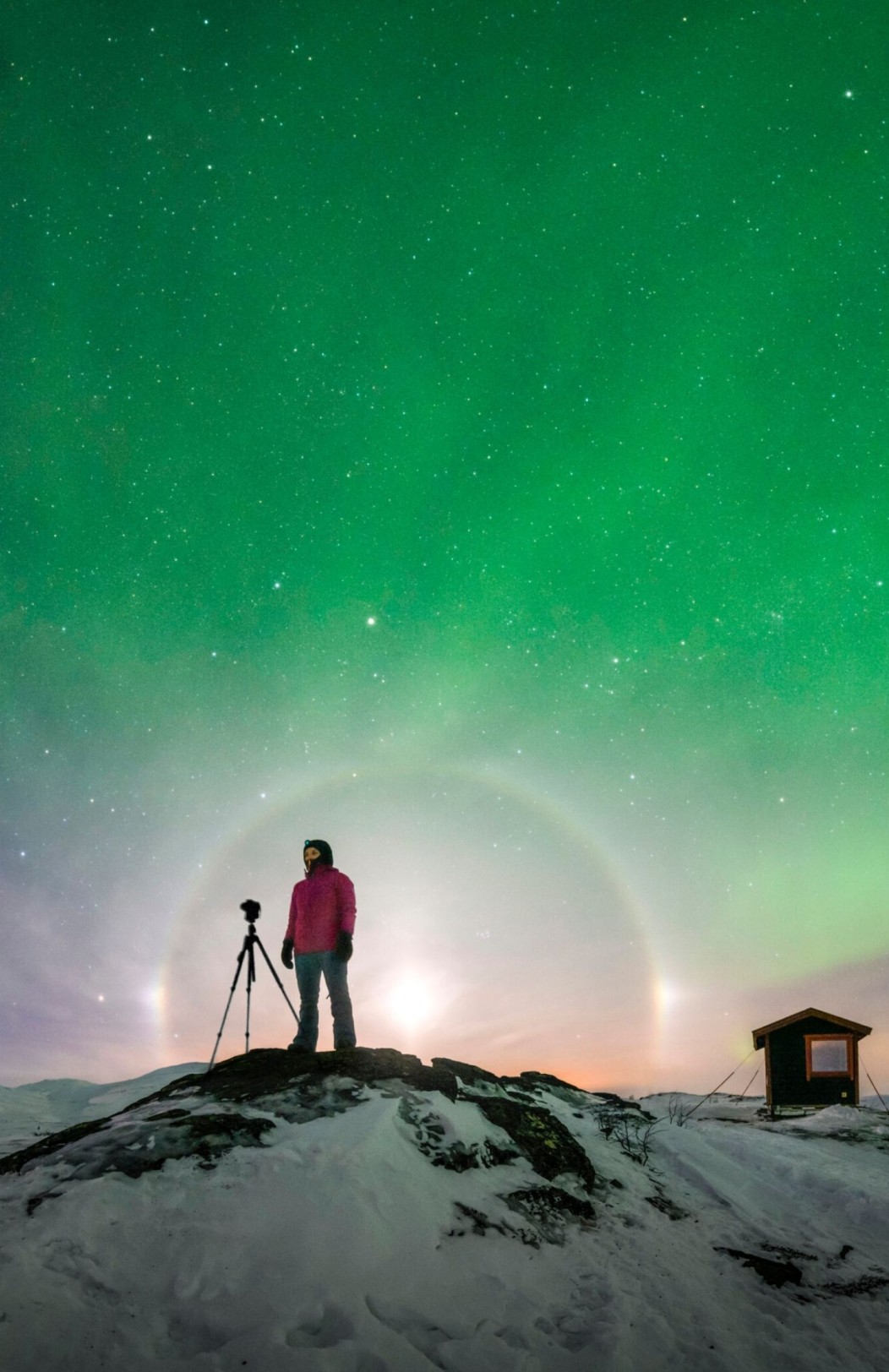 Eishotel, Nordlichter & der arktische Norden